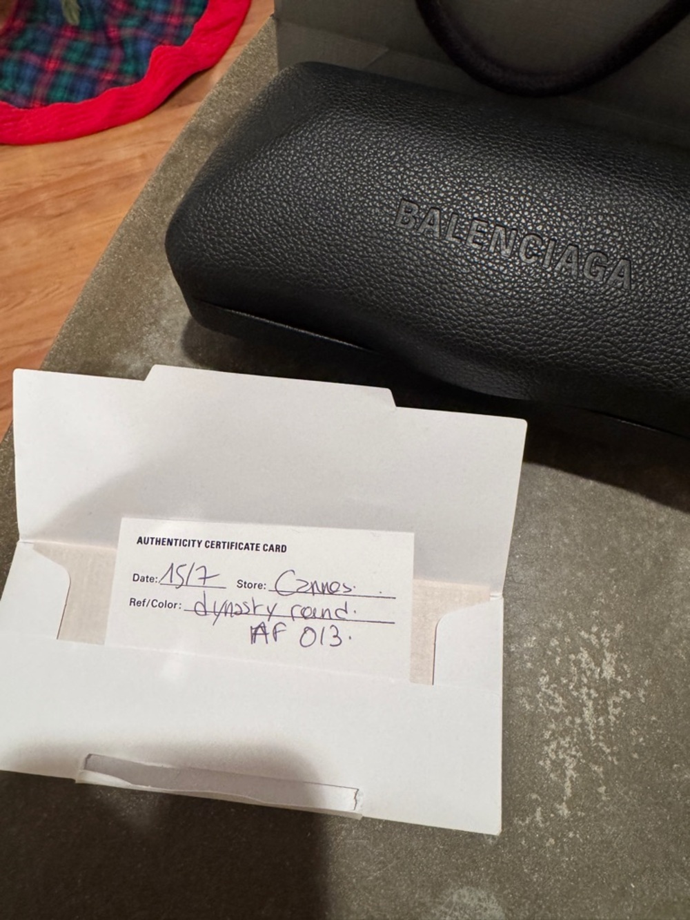 Balenciaga Glossy Black Round-Style Sunglasses - Picture 5 of 5